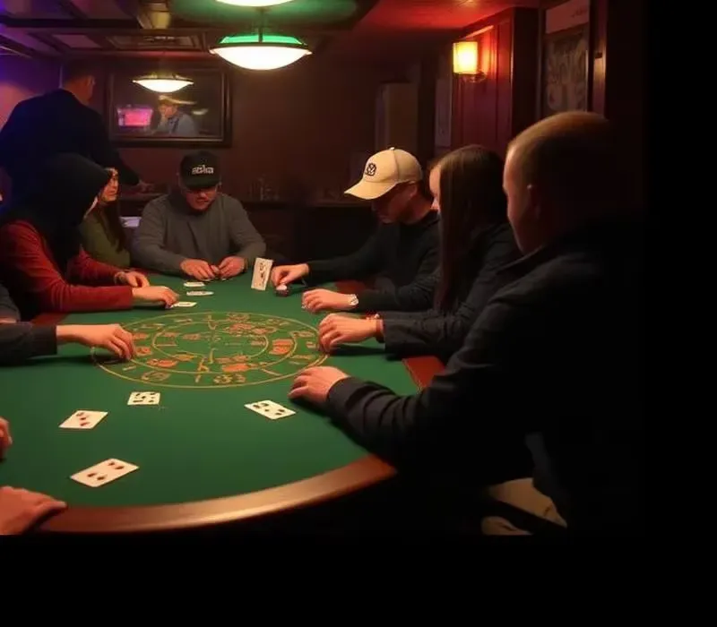 Sleek gaming hall showing a focused guest at a roulette station — iconic BK66 branding.
